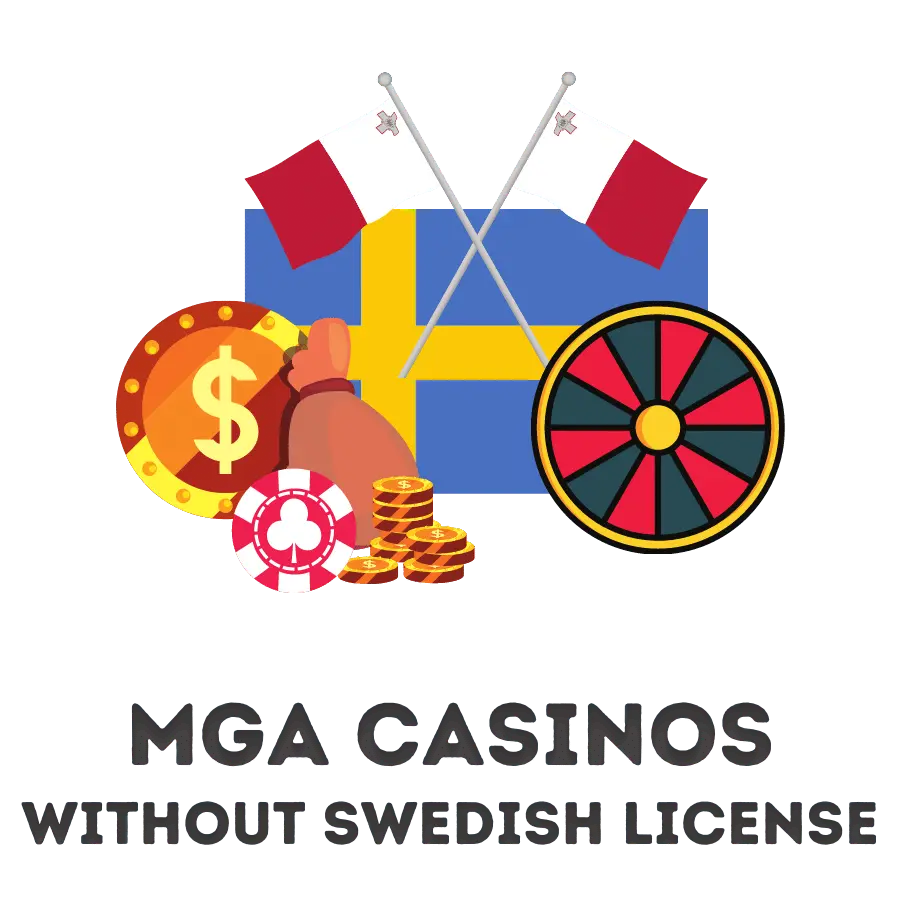mga casinos without swedish license