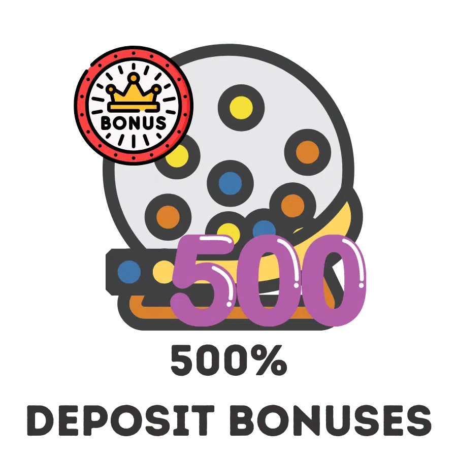 500% deposit bonus uk