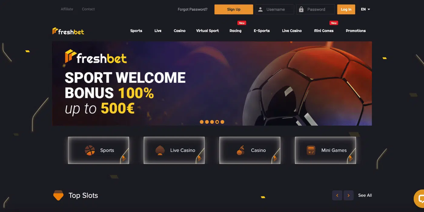 freshbet casino website