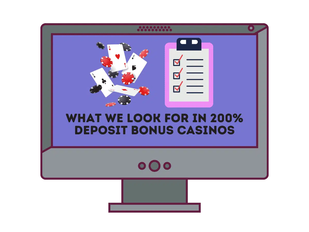 what we look for in 200 deposit bonus casinos